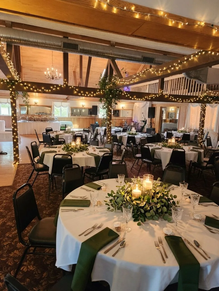 Wedding venue space and outdoor gardens at The Holland Willows